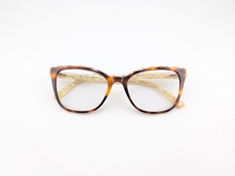 Bulova Eyeglasses Frames Only, DALTON, 53-17-140, Brown/White Tortoise