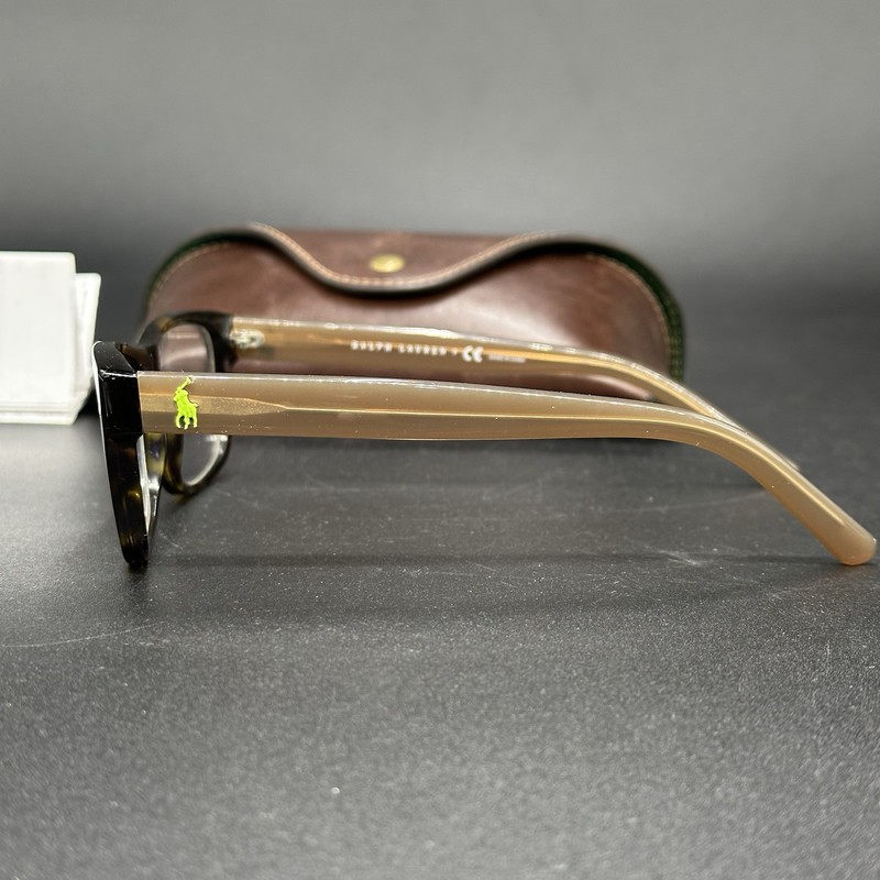 NEW RALPH LAUREN RL 6118 5003 DARK HAVANA EYEGLASSES RL6118 52-17-145 B38mm gallery