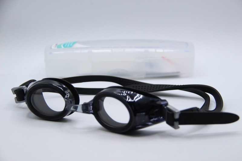 NEW LIBERTY SPORTY RX SWIM-ADULT POWER LENSES BLACK AUTHENTIC EYEGLASSES 38-29