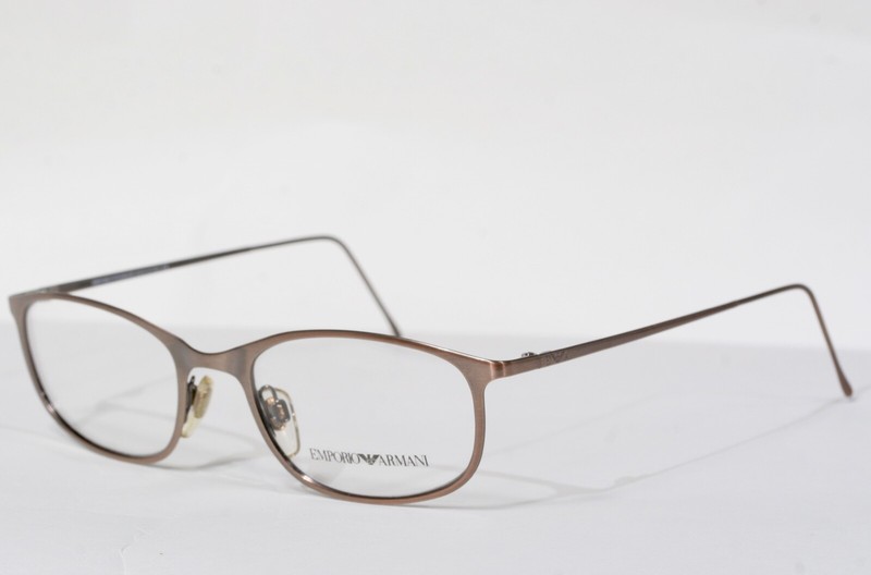 New EMPORIO ARMANI 103 1069 Metal Brushed Bronze 51-19-135 Eyeglasses #614