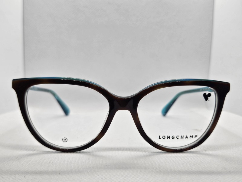 Longchamp LO2717 2717 220 Havana Azure Brown Blue 53-16-140 Eyeglasses Frames gallery