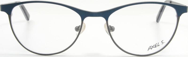 Axel S. AX 946 c51 Blue Teal / Grey Metal Eyeglasses Frame 50-18-135 Germany NEW