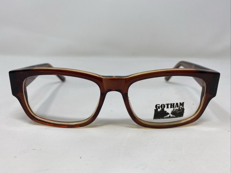Gotham Style #200 BROWN 51-18-140 Brown Crystal Full Rim Eyeglasses Frame 219U