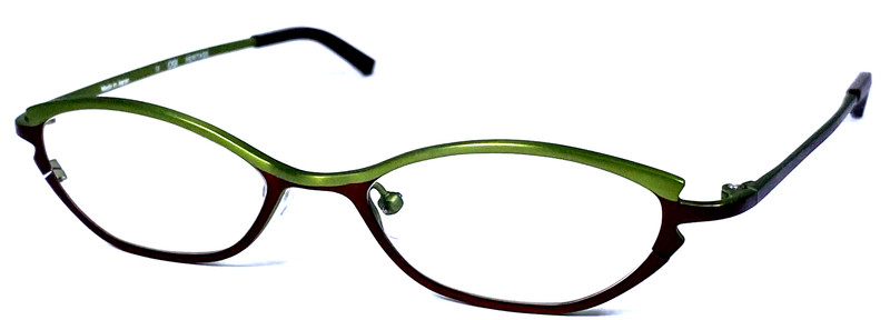 OGI HERITAGE 5220/1317 Japan Brown/Green Matte 48-17-135 Eyeglasses Frame