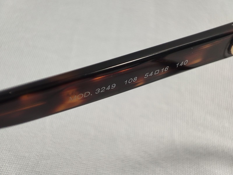 Versace MOD 3249 108 Tortoise Havana Cat Eye Eyeglass Frames 54-16-140 Italy gallery