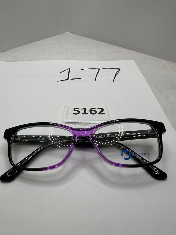 Modern Optical SQUIGGLE JADE/PURPLE 48-15-130 Full Rim Eyeglasses Frame gallery