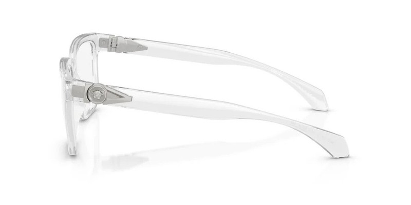 Versace VE3377U 5510 Eyeglasses 53mm Light Grey Transparent / Clear Demo Lens gallery