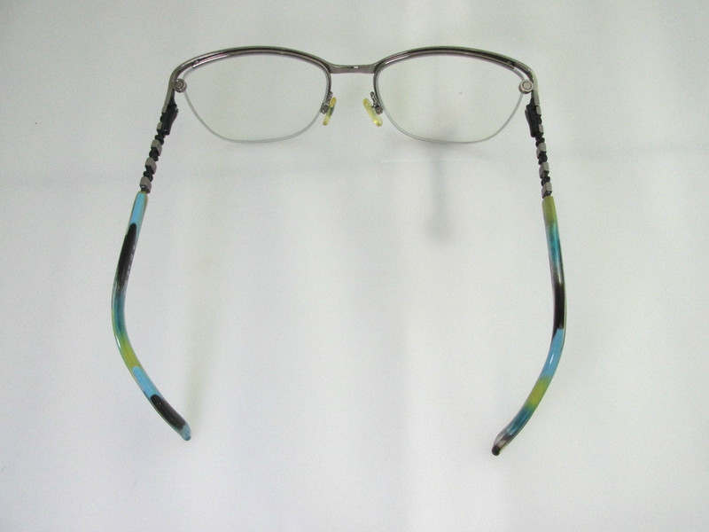 Takumi TK1083 Rimless Eyeglass Frames Designer Blue Green Brown Ladies 55 18 135 gallery