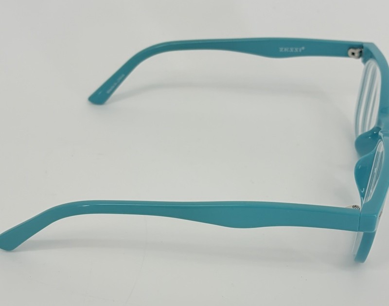 Zenni Optical Women's Aqua Eyeglasses Frames 2032324 with Case gallery