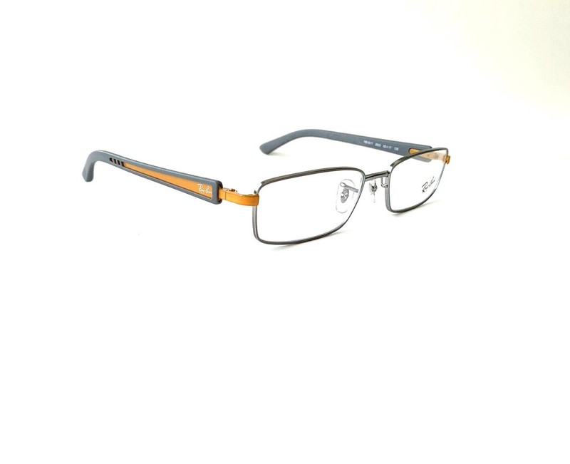 New Ray Ban Frames Unisex Eyeglasses Silver Rubber Metal RB 6217 2620 48 17 135 gallery
