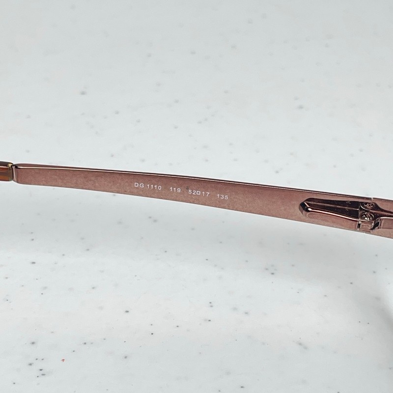 Dolce & Gabbana DG 1110 119 Eyeglasses Frames Womens Brown 52-17-135 15472 gallery