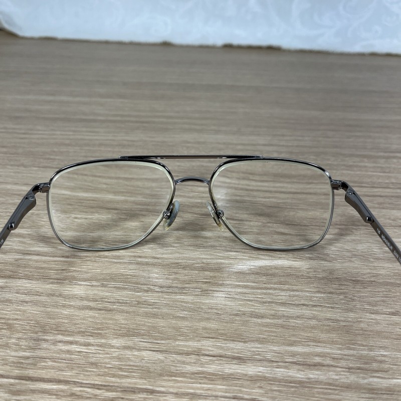 Lens Crafters 135 Monsieur Dan 054 55-45 Eyeglasses Frames Gold/Platinum Italy gallery