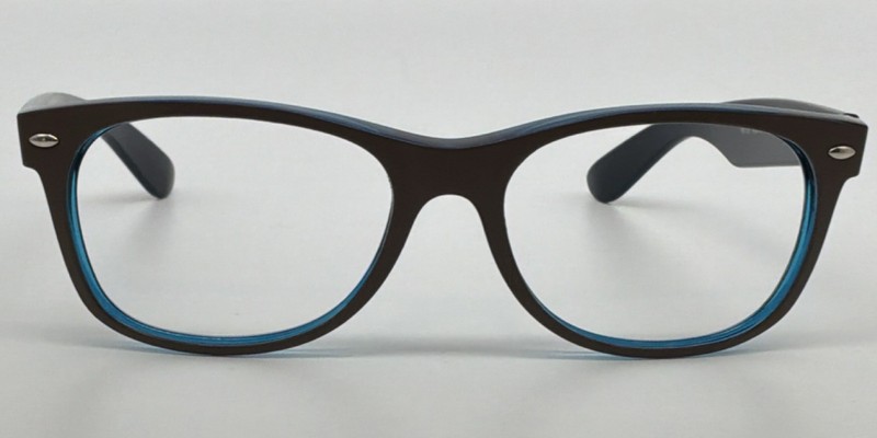 Ray-Ban RB2132 New Wayfarer Blue and Brown Full Rim Frames 55-18-145