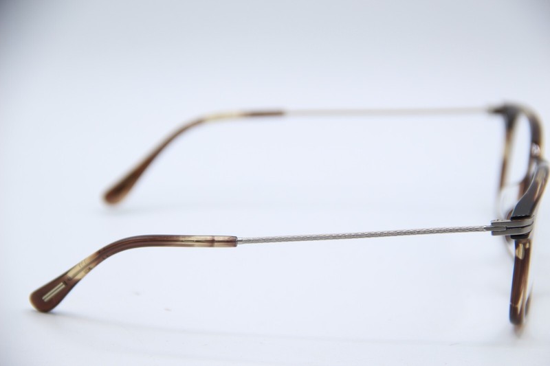 NEW DUNHILL VDH 073 06HN BROWN HORN GUNMETAL AUTHENTIC DESIGNER EYEGLASSES 51-20 gallery