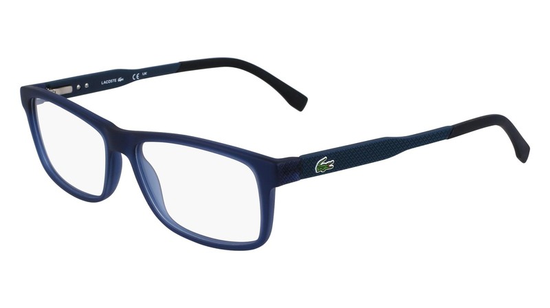 NEW Lacoste L2876 N Eyeglasses 410 Transparent Avio 100% AUTHENTIC