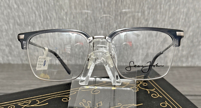 Sean John SJO 5151 001 Black Gun Eyeglass Frames 53 18 145