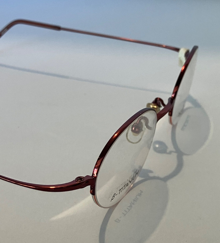 F9 1/2 RIM KENJI EYEGLASSES FRAMES KJ26 41-21-135 TITANIUM COL. 2 JAPAN gallery