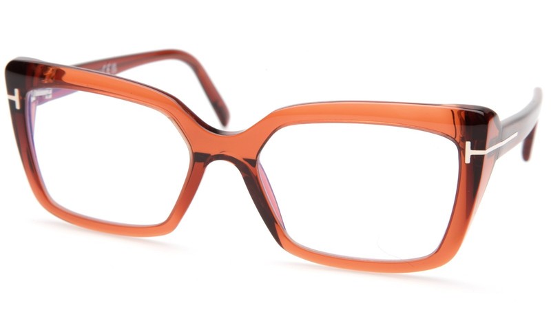 NEW TOM FORD TF5991-B 048 Brown Eyeglasses Frame 55-18-140mm B40mm Italy