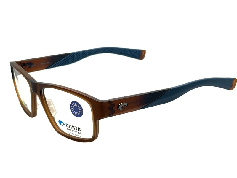 NEW ORIGINAL COSTA DEL MAR 06S8010 0657 Brown Men Eyeglasses 57mm 16 140