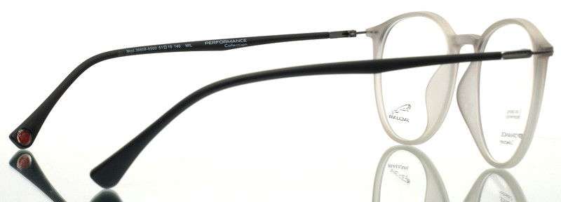 JAGUAR 36808 6500 Frosted Grey Mens Round Full Rim Eyeglasses 51-19-140 B:44 gallery
