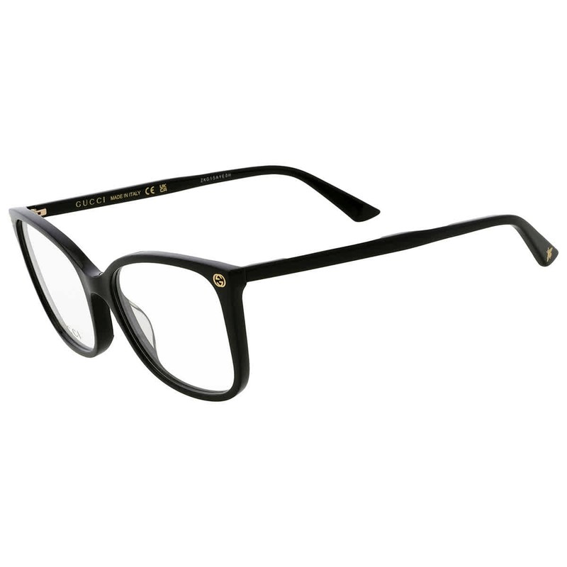 Gucci Demo Square Ladies Eyeglasses GG0026O 001 53 GG0026O 001 53 gallery