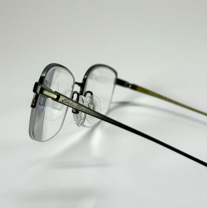 EDDIE BAUER EB32045 KH Eyeglasses Frame Only 53-19-140 Khaki Half Rim Flexible gallery