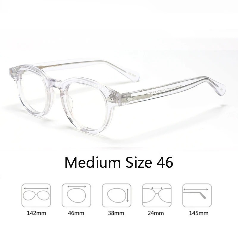 Optical Eyeglasses Frame Men Women Johnny Depp Lemtosh Vintage Glasses Computer
