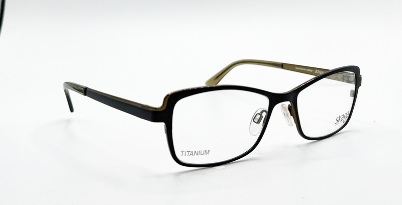 NEW SKAGA 3856 LOVISA 5203 DARK BROWN AUTHENTIC EYEGLASSES 54-17 gallery