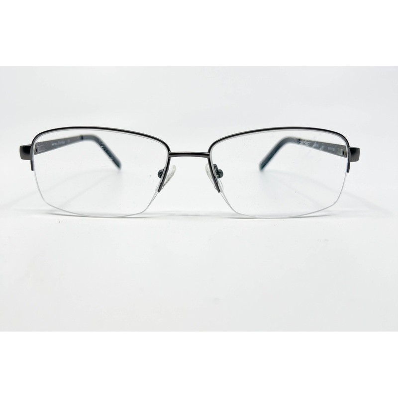 Elements Europa Eyeglass Frames Mens Gunmetal Semi-Rimless EL-366 C3 59-17-150 gallery