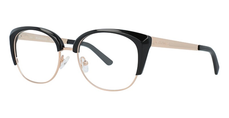 Marciano By Guess GM0334 001 Black Metal Optical Eyeglasses Frame 52-18-140 GU A