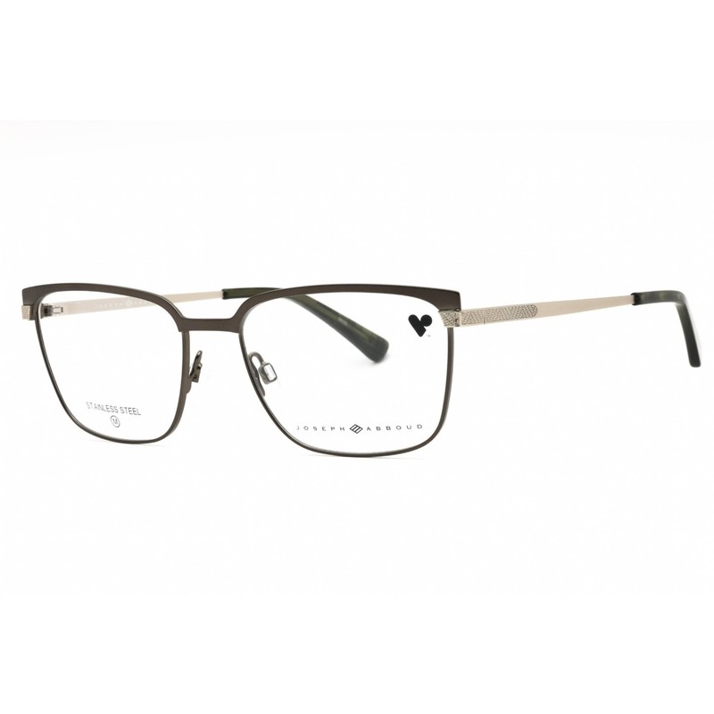 Joseph Abboud Men’s Eyeglasses Gunmetal Metal Square Full Rim Frame JA4111 033