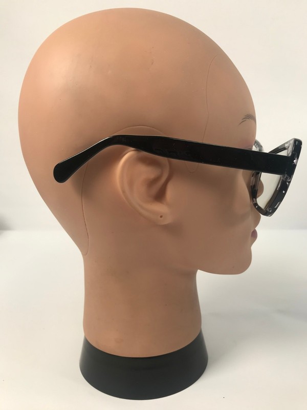 Official by Vontelle Black Zora Eyeglasses Frame 58-15-150 Black And Clear gallery