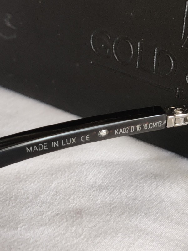 Gold & Wood Paris Horn Rimless Eyeglasses Diamond Accent gallery