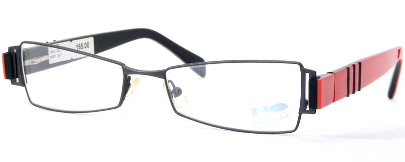 No Limits AMA 8460 002 MATT DARK GREY /SCARLET RED /BLACK EYEGLASSES 53-17-140mm
