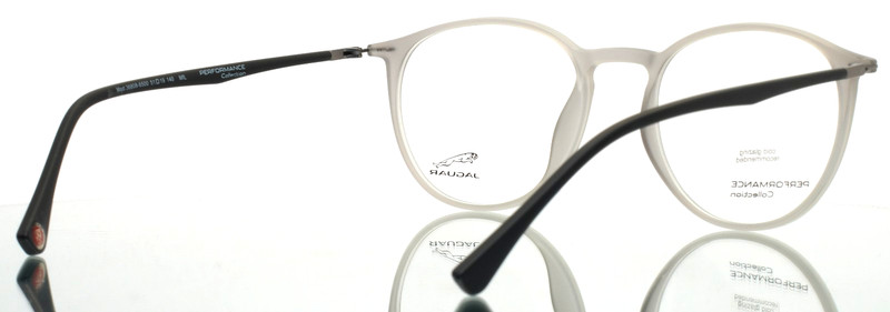 JAGUAR 36808 6500 Frosted Grey Mens Round Full Rim Eyeglasses 51-19-140 B:44 gallery