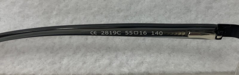 FRAMES ONLY Polaroid Eye Glasses 2819C 55-16-140 FRAMES ONLY gallery