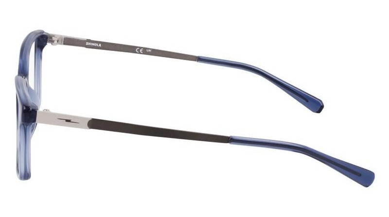 NEW Authentic SHINOLA SH37003 Crystal Blue Eyeglasses w Case Retail $300+ 53-17 gallery