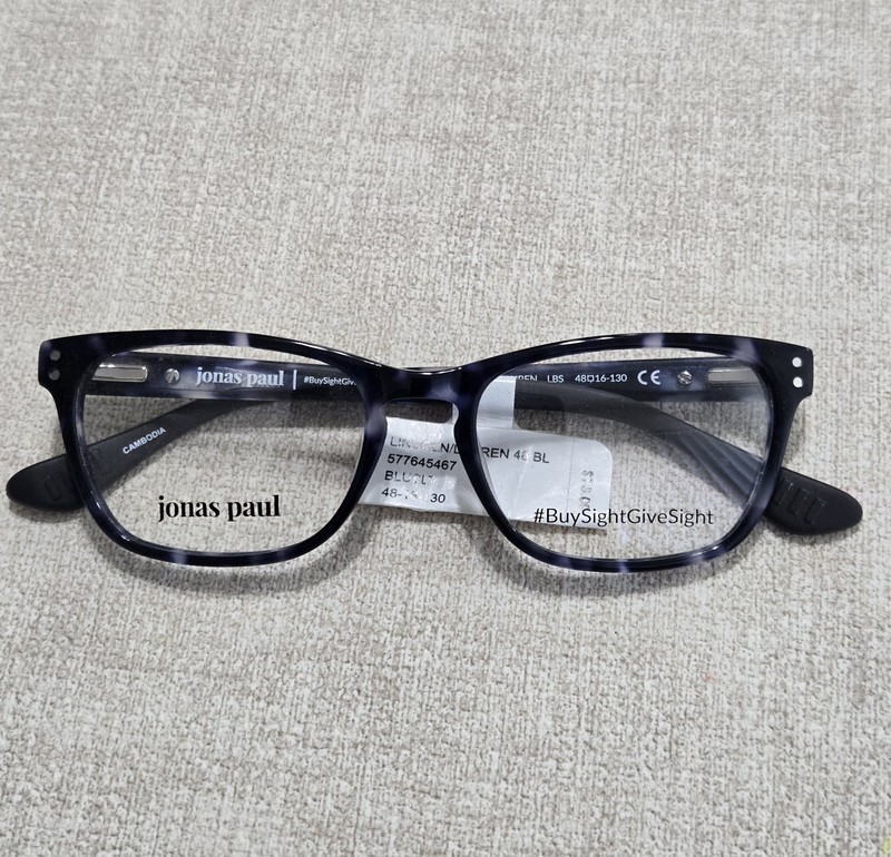 NEW Jonas Paul Lincoln Lauren 48 BS Eyeglasses Kids 48-16-130 MSRP$76