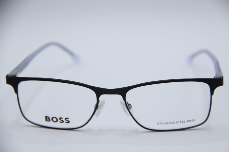 NEW BOSS 0967/IT 003 BLACK GUNMETAL AUTHENTIC FRAMES EYEGLASSES 54-17 gallery