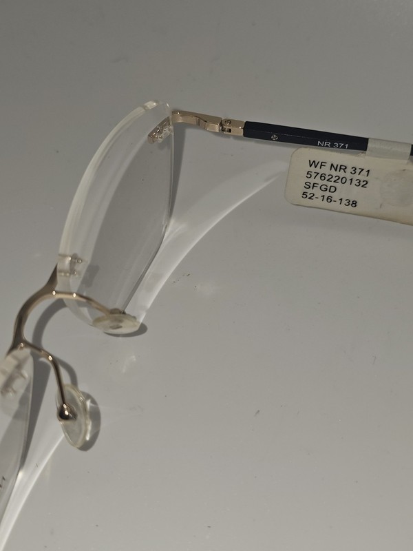 NATURALLY RIMLESS NR371 GREEN WOMENS EYEGLASS FRAMES 52x16 138mm gallery