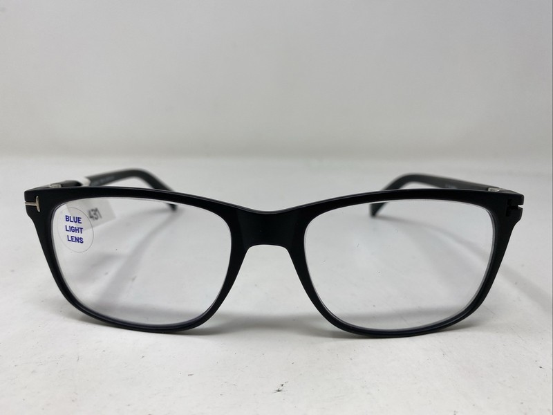 Academic P9018 C1 52-18-140 Black Plastic Full Rim Eyeglasses Frame Y257