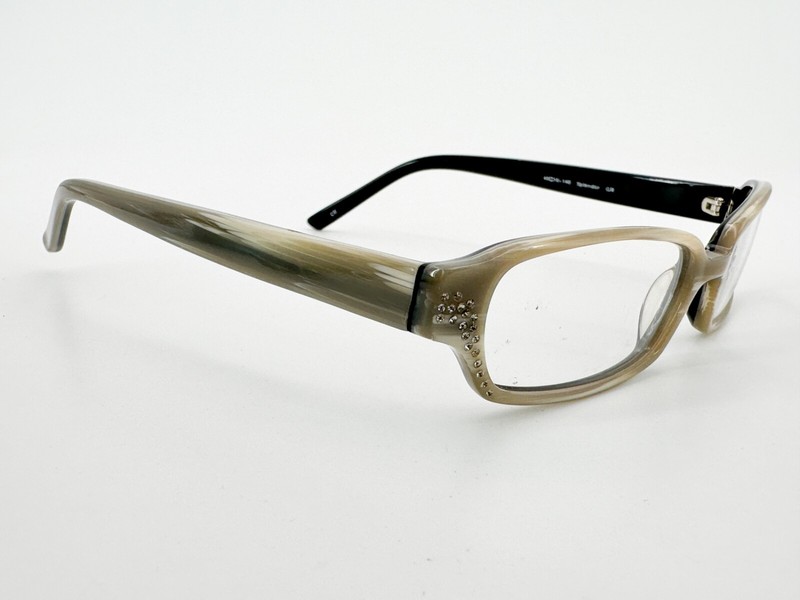 NOS Vera Wang Splendor Eyeglasses FRAMES Beige 49[]16-140 Black Luxe J334