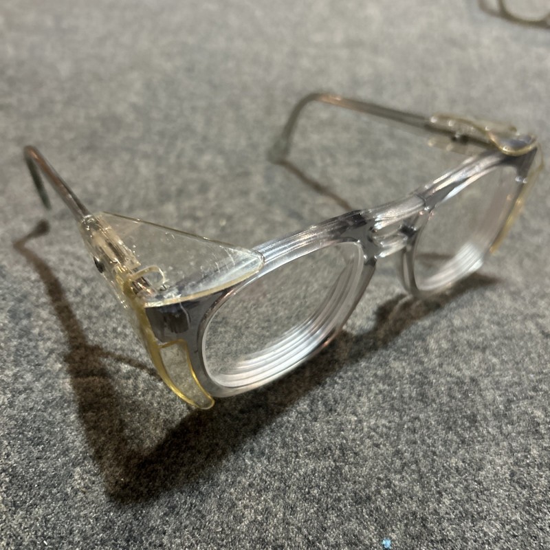 Vtg Titmus ANSI Z87-A CS77 Safety Eyeglasses Clear Classic Eyewear Prescription