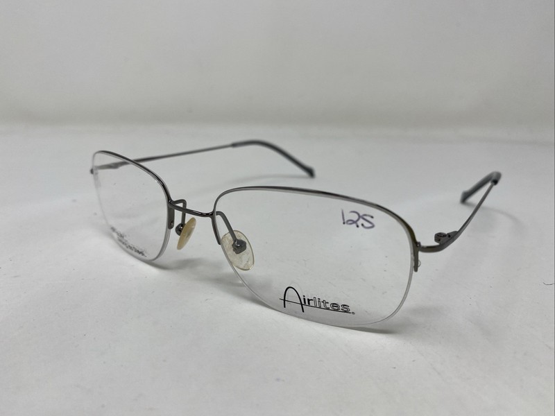 Airlites 810 Gunmetal (GUN) 51-17-135 Metal Half Rim Eyeglasses Frame 9509 gallery