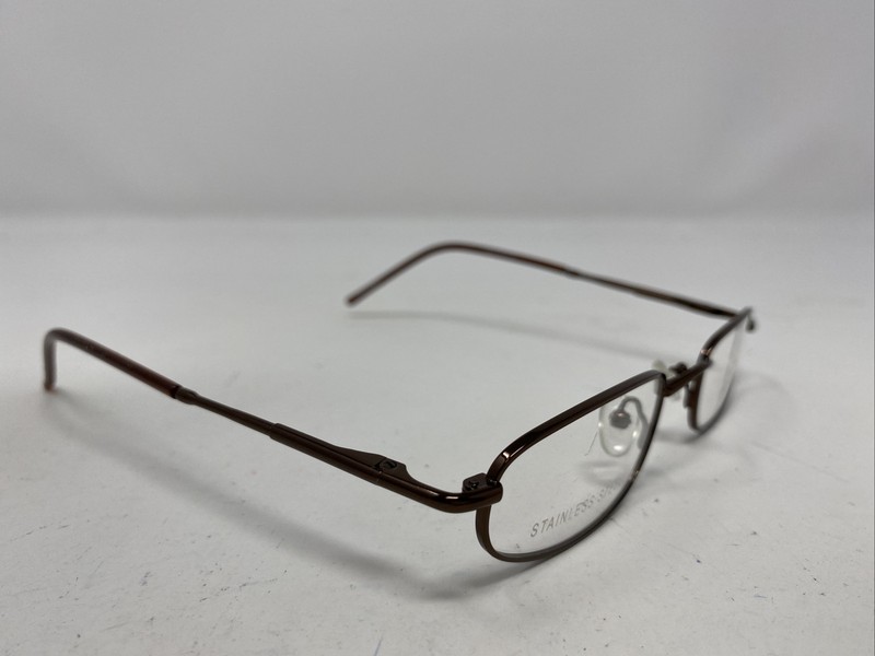 Capri Peachtree PT59 Coffee 50-20-140 Brown Metal Full Rim Eyeglasses Frame PX67 gallery
