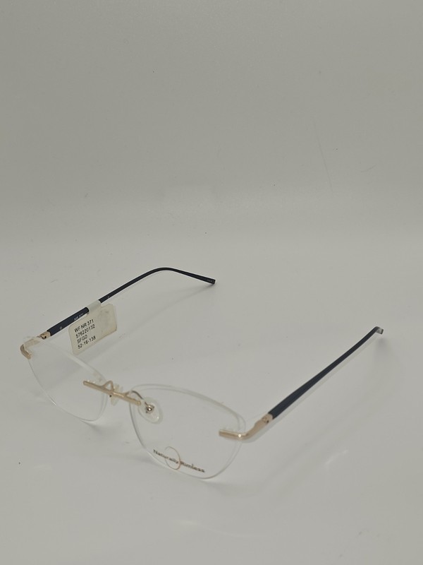 NATURALLY RIMLESS NR371 GREEN WOMENS EYEGLASS FRAMES 52×16 138mm