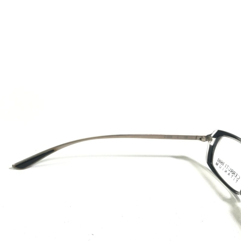 Cerruti 1881 Eyeglasses Frames C2205 C Black Gray White Round Full Rim 46-15-135 gallery