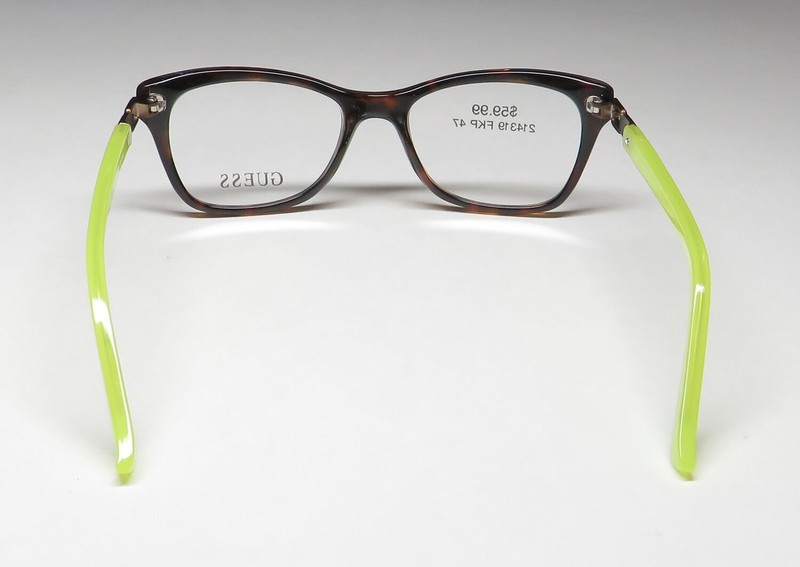 NEW GUESS 9132-3 EYEWEAR WOMENS PLASTIC FULL-RIM SQUARE 47-16-135 056 BROWN gallery