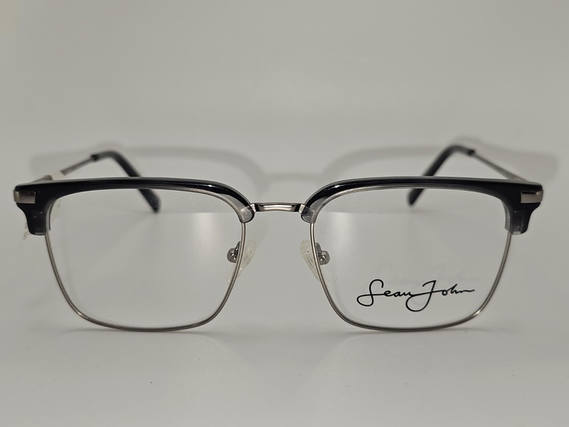 Sean John SJO 5151 001 Black Gun Eyeglass Frames 53 18 145
