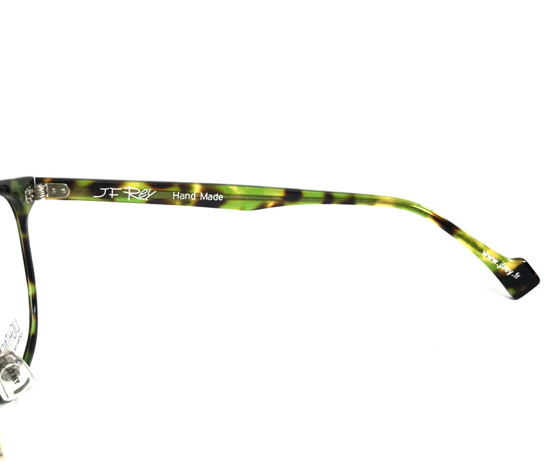 J.F. Rey Eyeglasses Frames JF1424 4090 Demi Green Tortoise Square 48-23-149 gallery